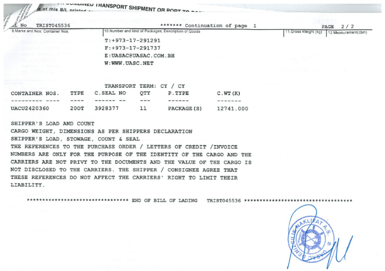 how-to-complete-a-bill-of-lading-under-a-letter-of-credit-payment